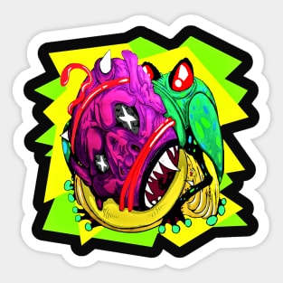 Demon Food Sticker